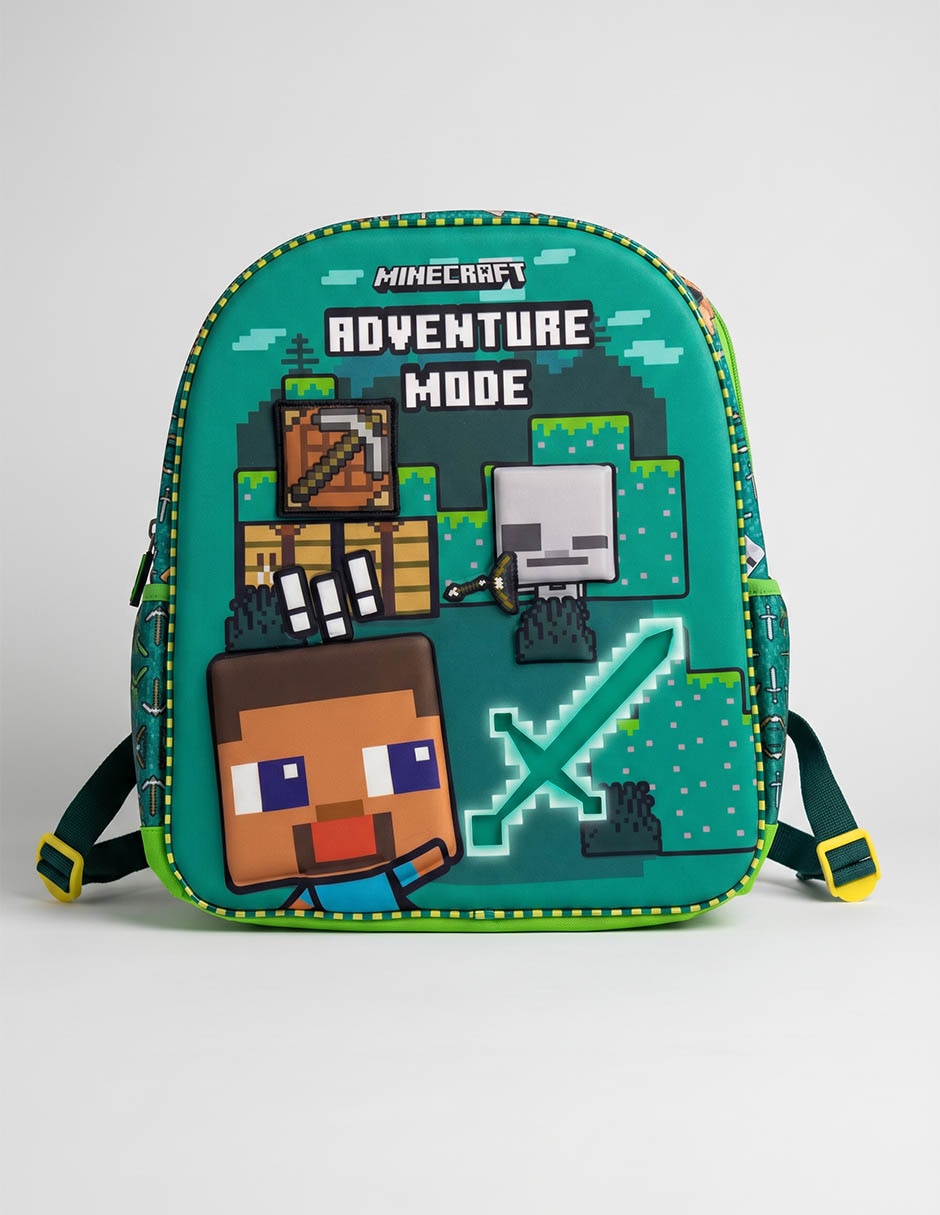 Mochila escolar Minecraft Gamer para niño 1