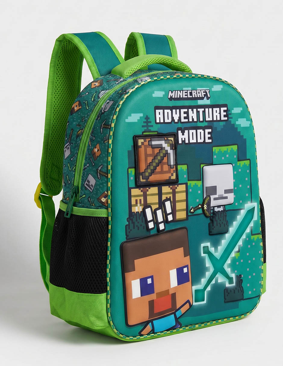 Mochila escolar Minecraft Gamer para niño Mochila escolar Minecraft Gamer para niño