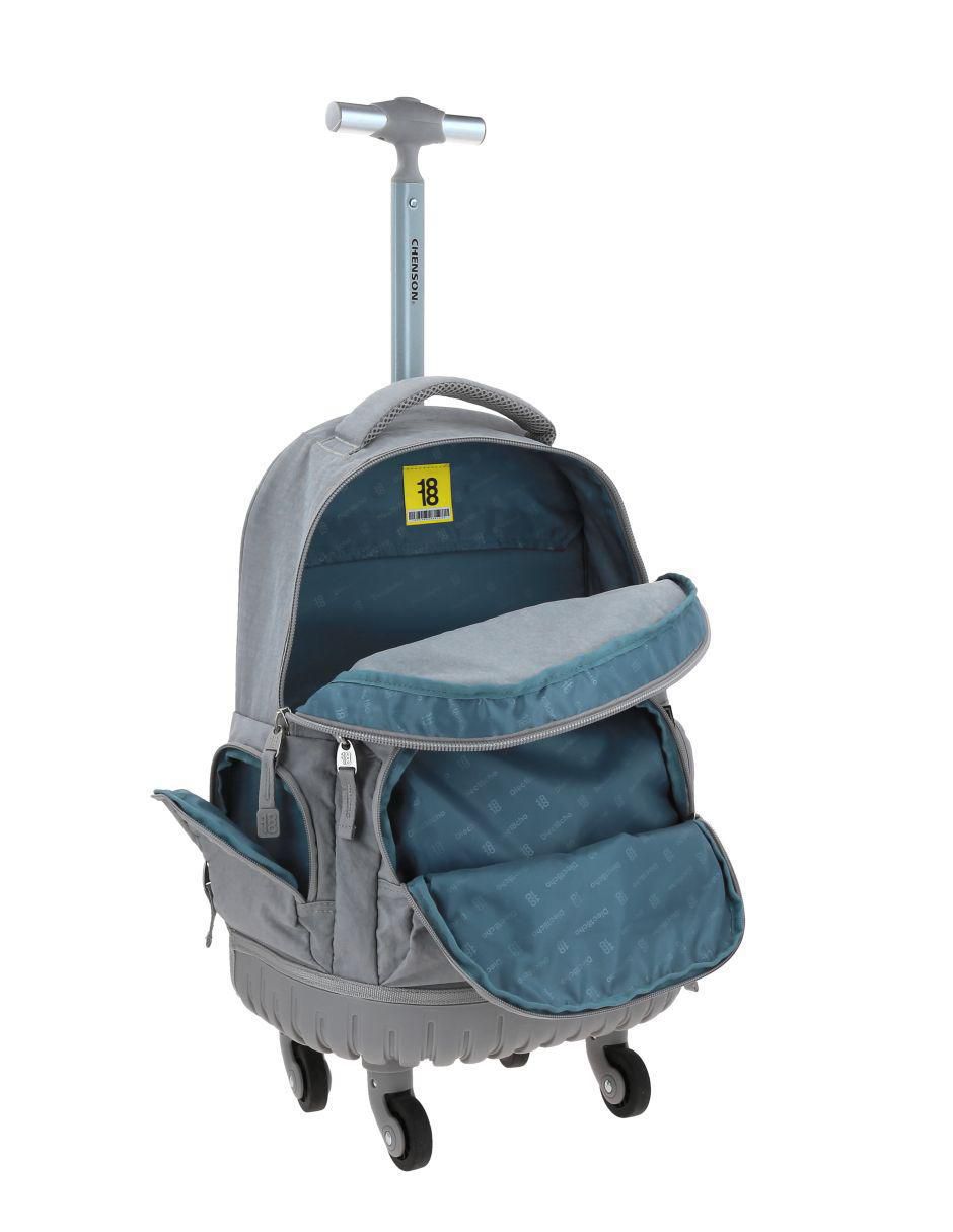 Mochila con ruedas escolar unisex 6