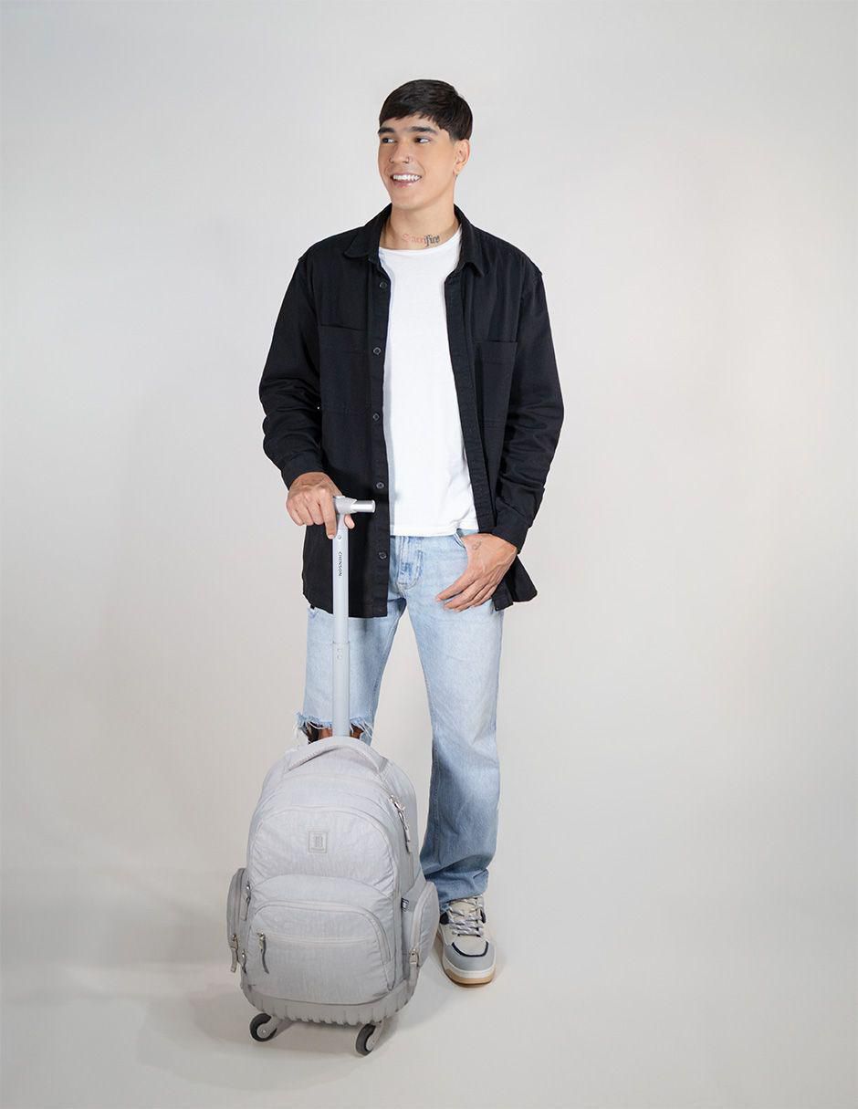Mochila con ruedas escolar unisex 7