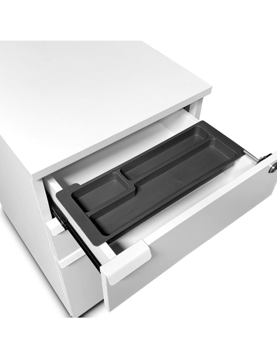 Archivero con cerradura y base móvil