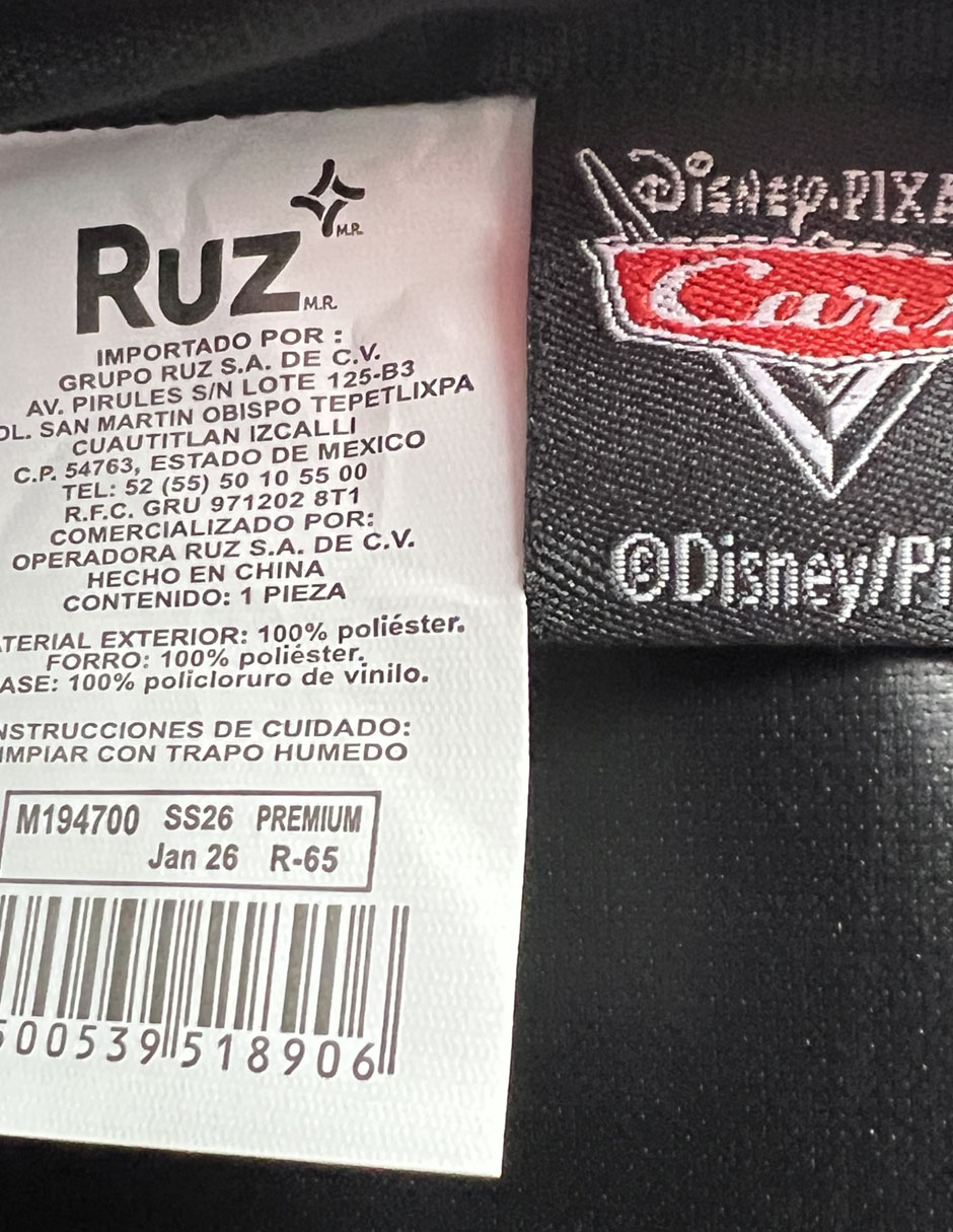 Mochila con ruedas escolar Cars Mc Queen 95 no para niño