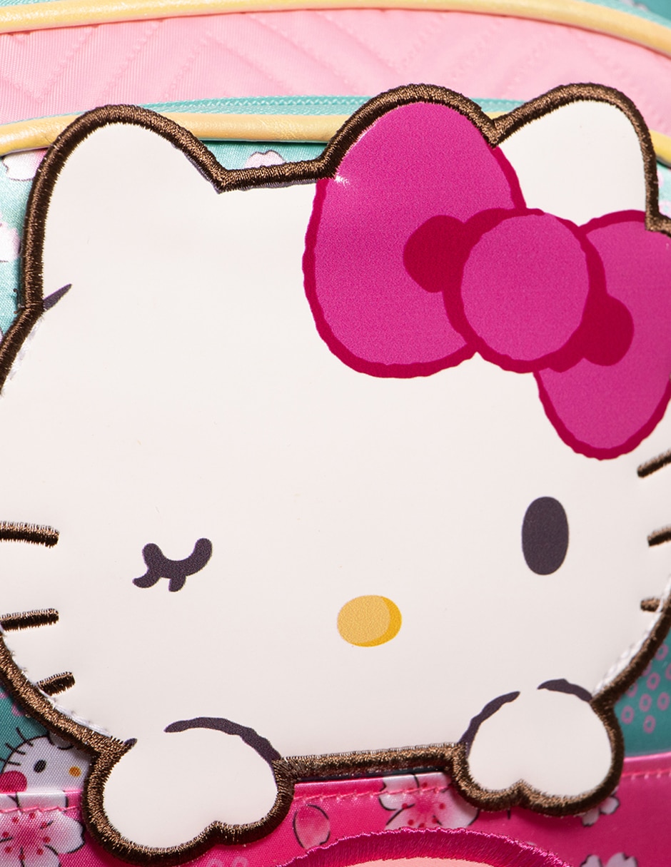 Mochila escolar hello kitty para niña 6