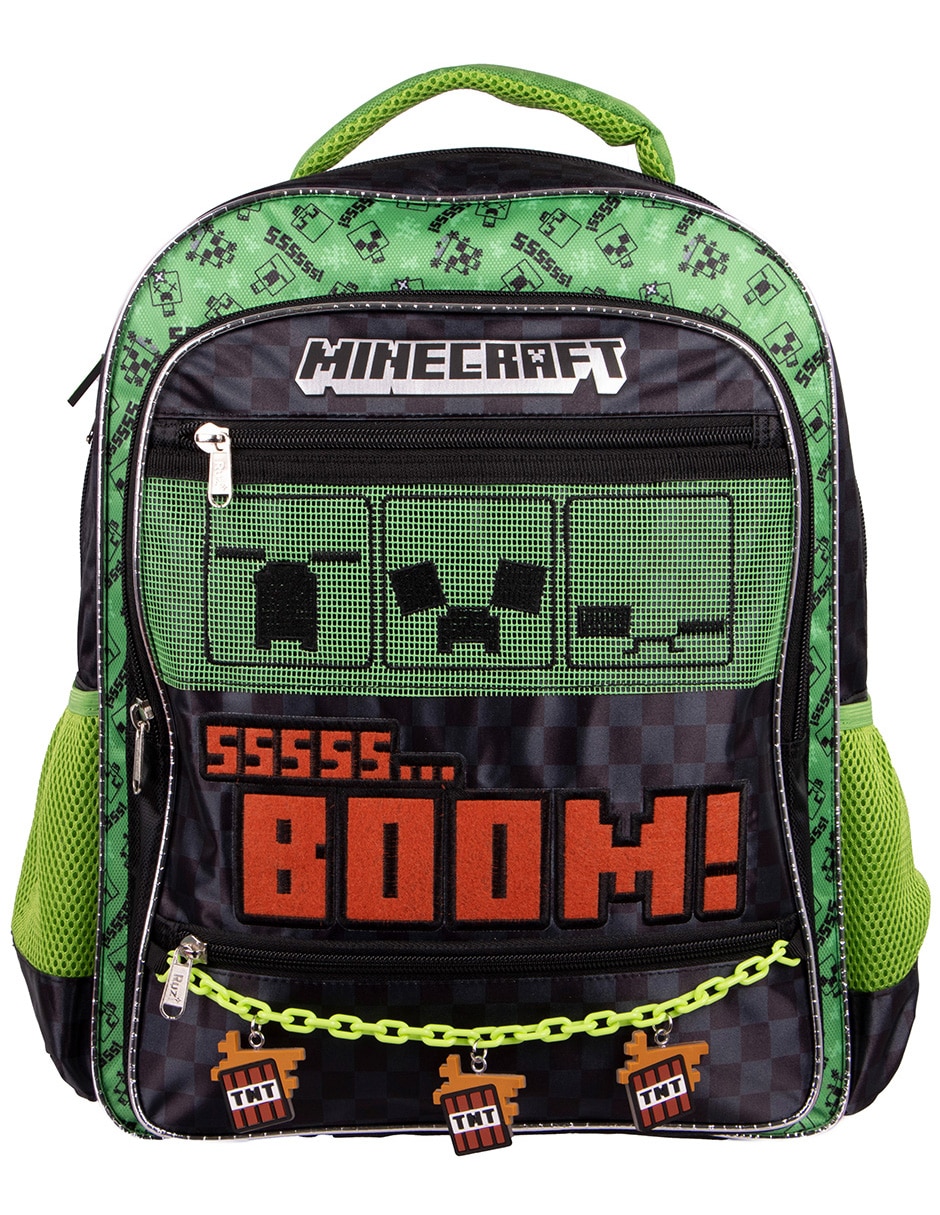 Mochila escolar minecraft para niño 1