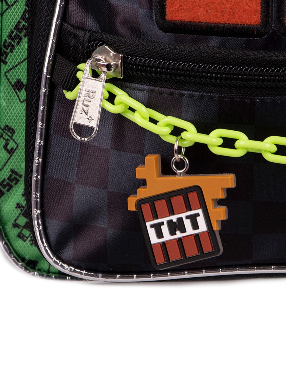 Mochila escolar minecraft para niño 6