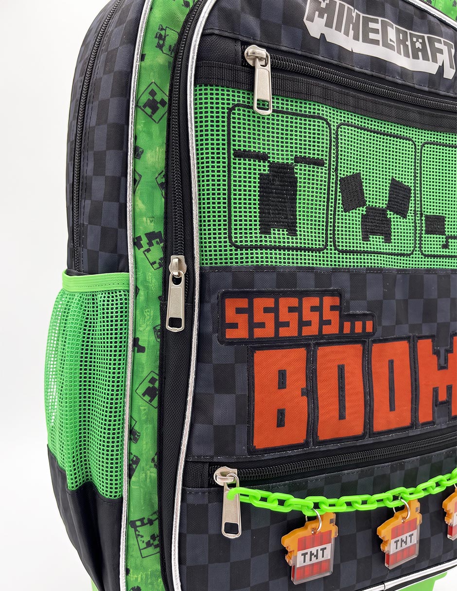 Mochila escolar Minecraft para niño 3