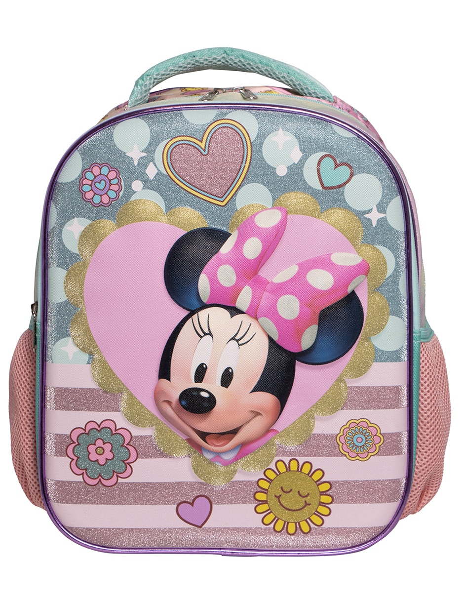 Mochila escolar Minnie Arcoiris para niña 1