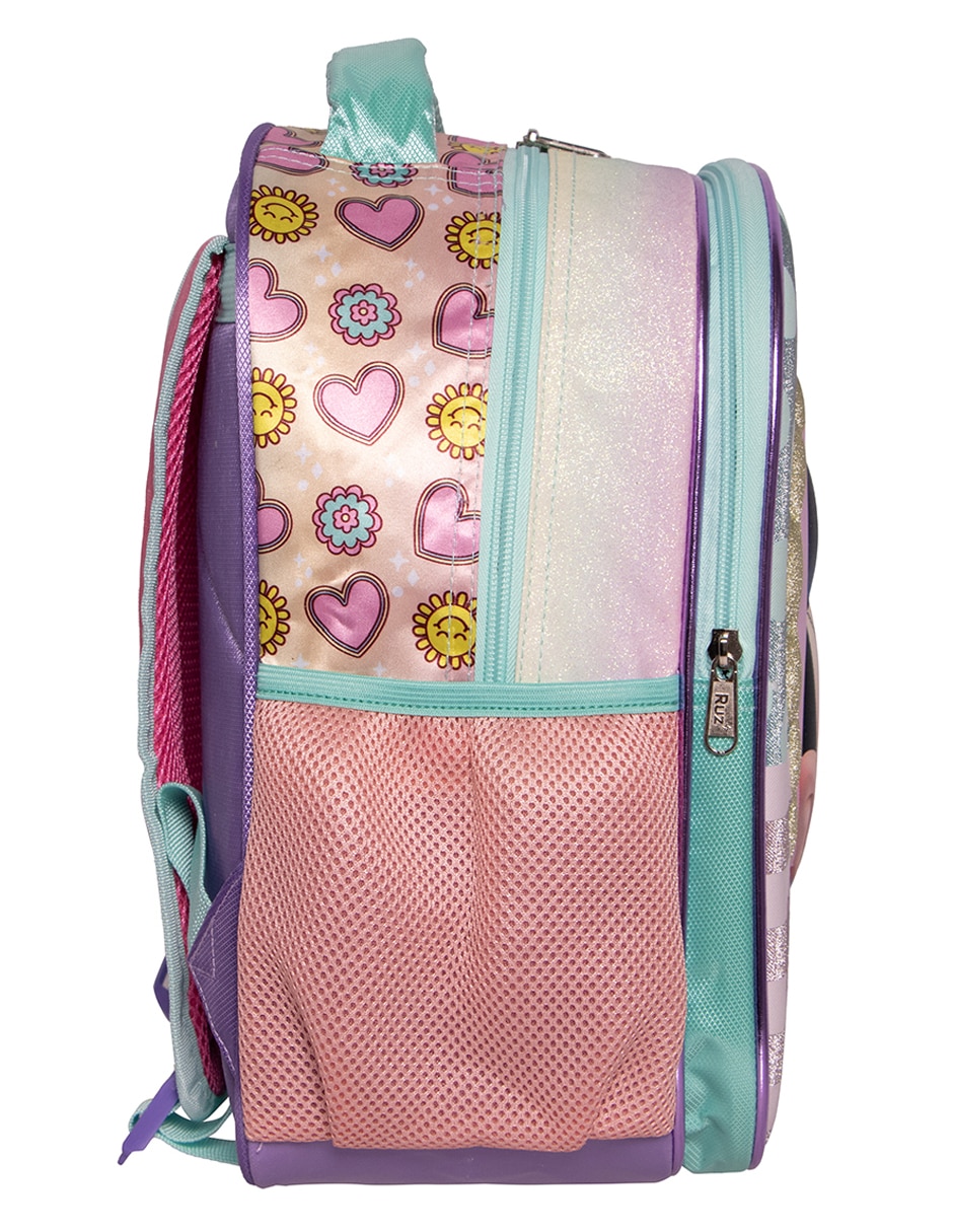 Mochila escolar Minnie Arcoiris para niña 3