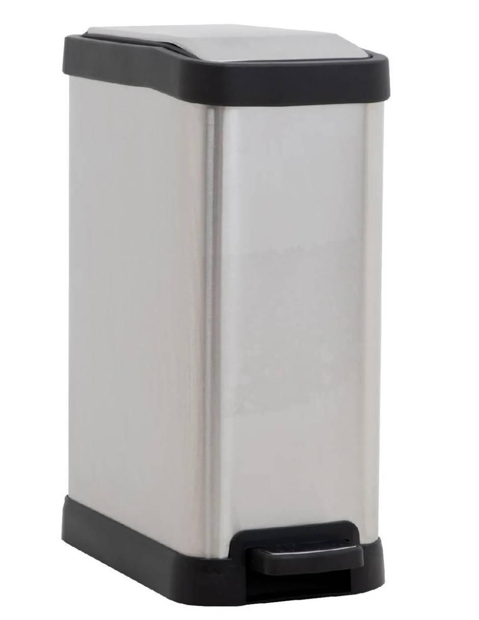 Bote de basura ColorHome de aluminio