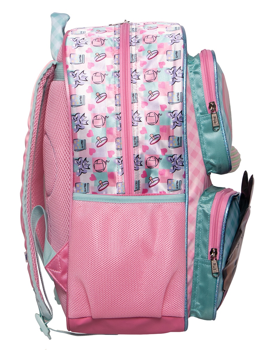 Mochila escolar minnie estambre para niña 5