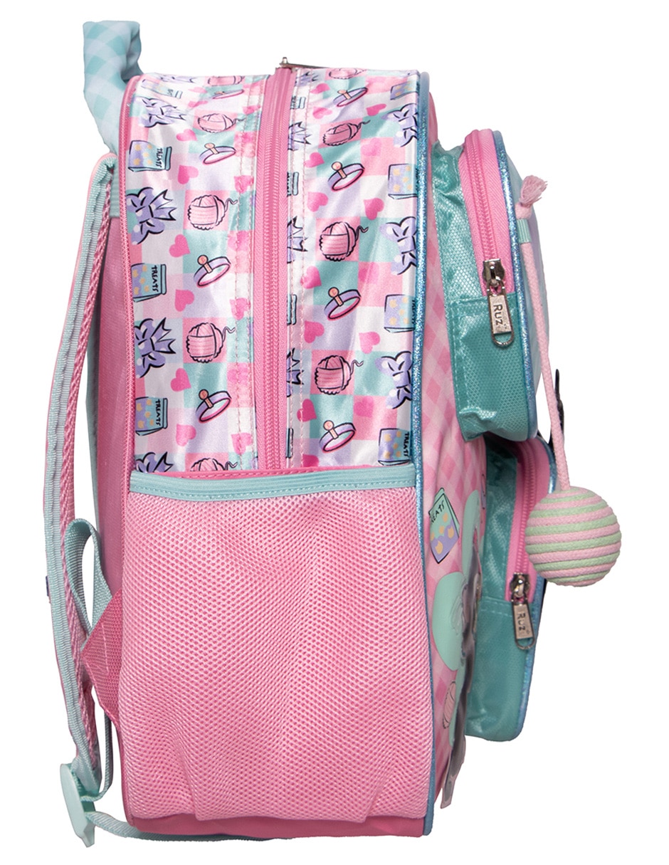 Mochila escolar minnie estambre para niña 5