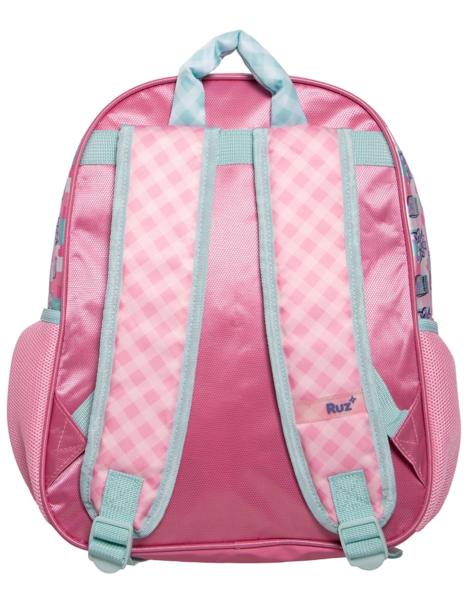Mochila escolar minnie estambre para niña 4