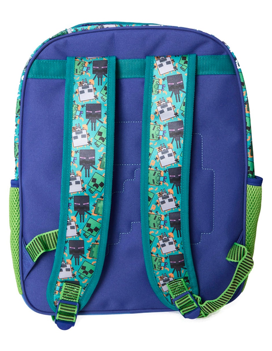 Mochila escolar minecraft para niño