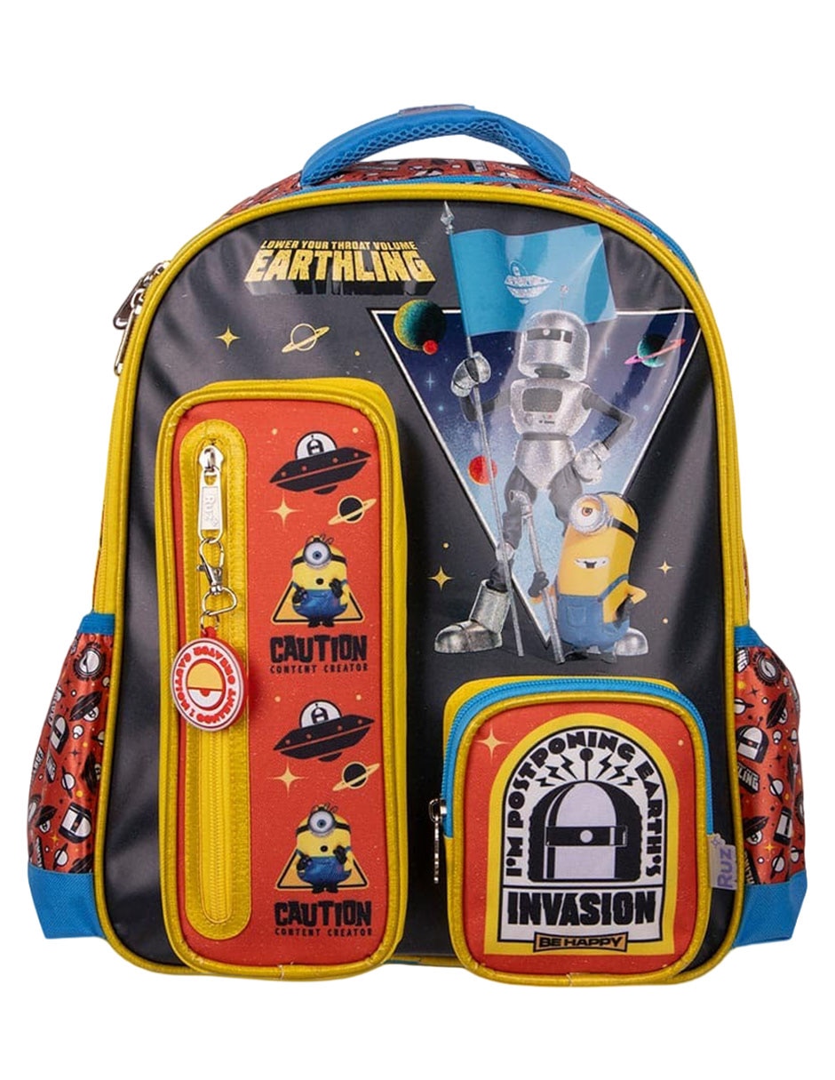 Mochila escolar mi villano favorito minions triplets no "para" niño 1