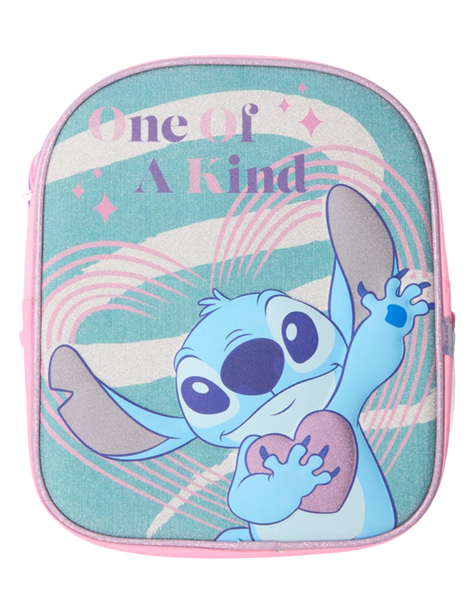 Mochila Escolar Stitch Repelente Al Agua Para Niña