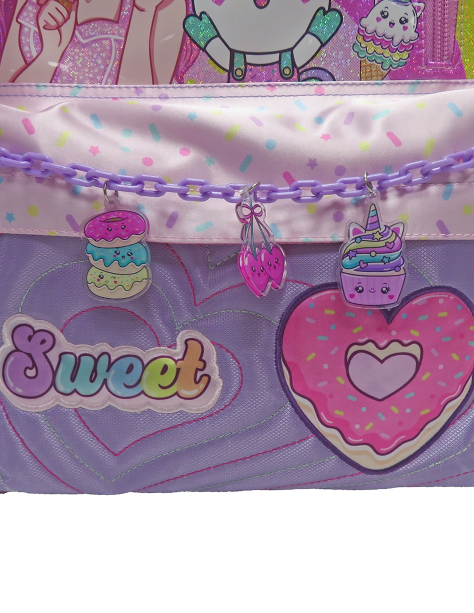 Mochila escolar mis pastelitos cumpleaños para niña 2