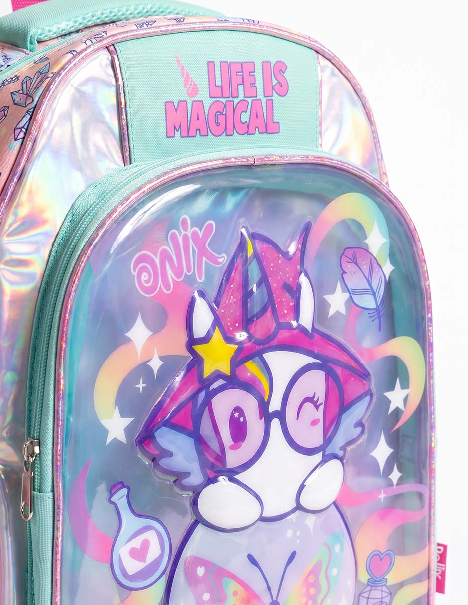 Mochila escolar Onix Cristales para niña 3