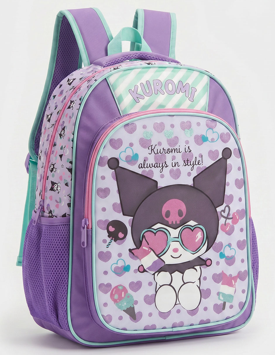 Mochila escolar kuromi kuromi postres no 'para' niña Mochila escolar kuromi kuromi postres no 'para' niña