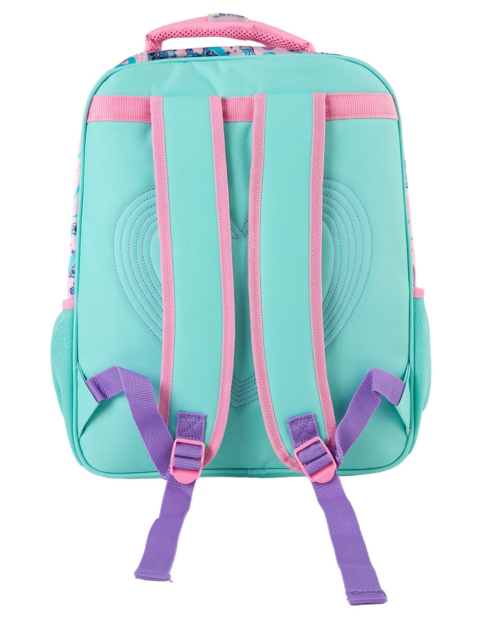 Mochila escolar stitch ruz para niña