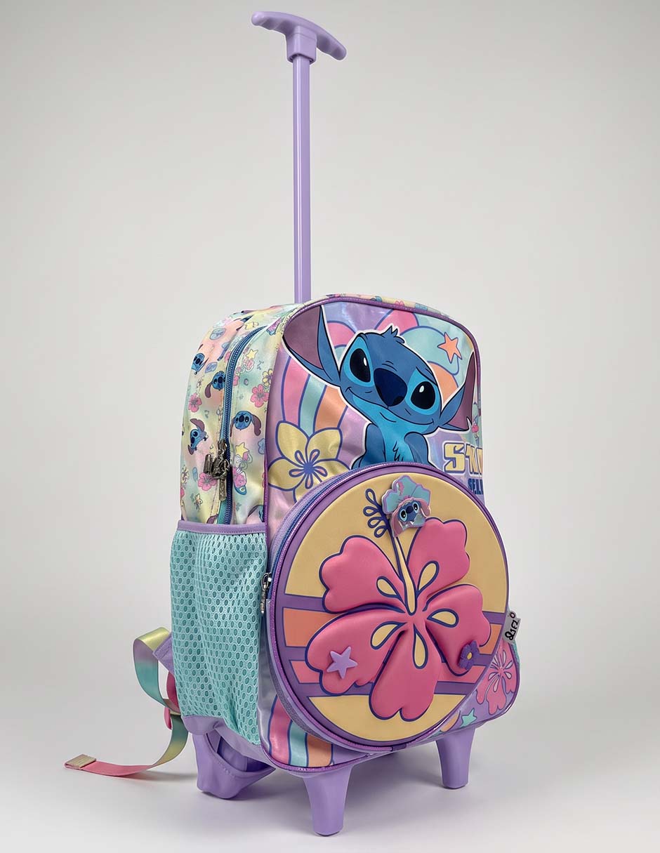 Mochila con ruedas escolar Stitch Soñador para niña 1
