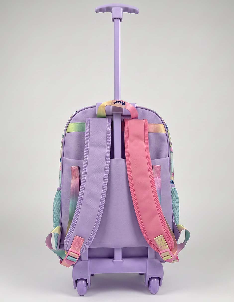 Mochila con ruedas escolar Stitch Soñador para niña 2