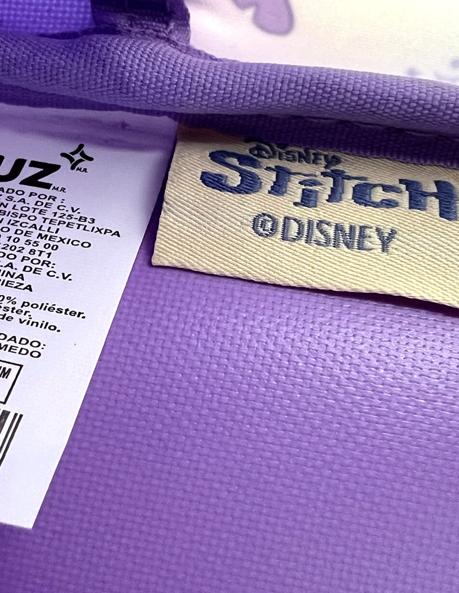 Mochila con ruedas escolar Stitch Soñador para niña 4