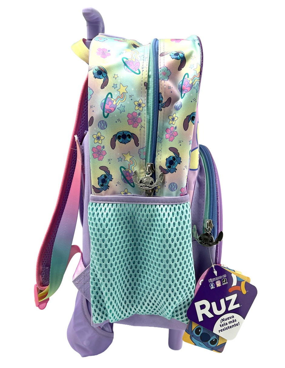 Mochila con ruedas escolar Stitch Soñador para niña