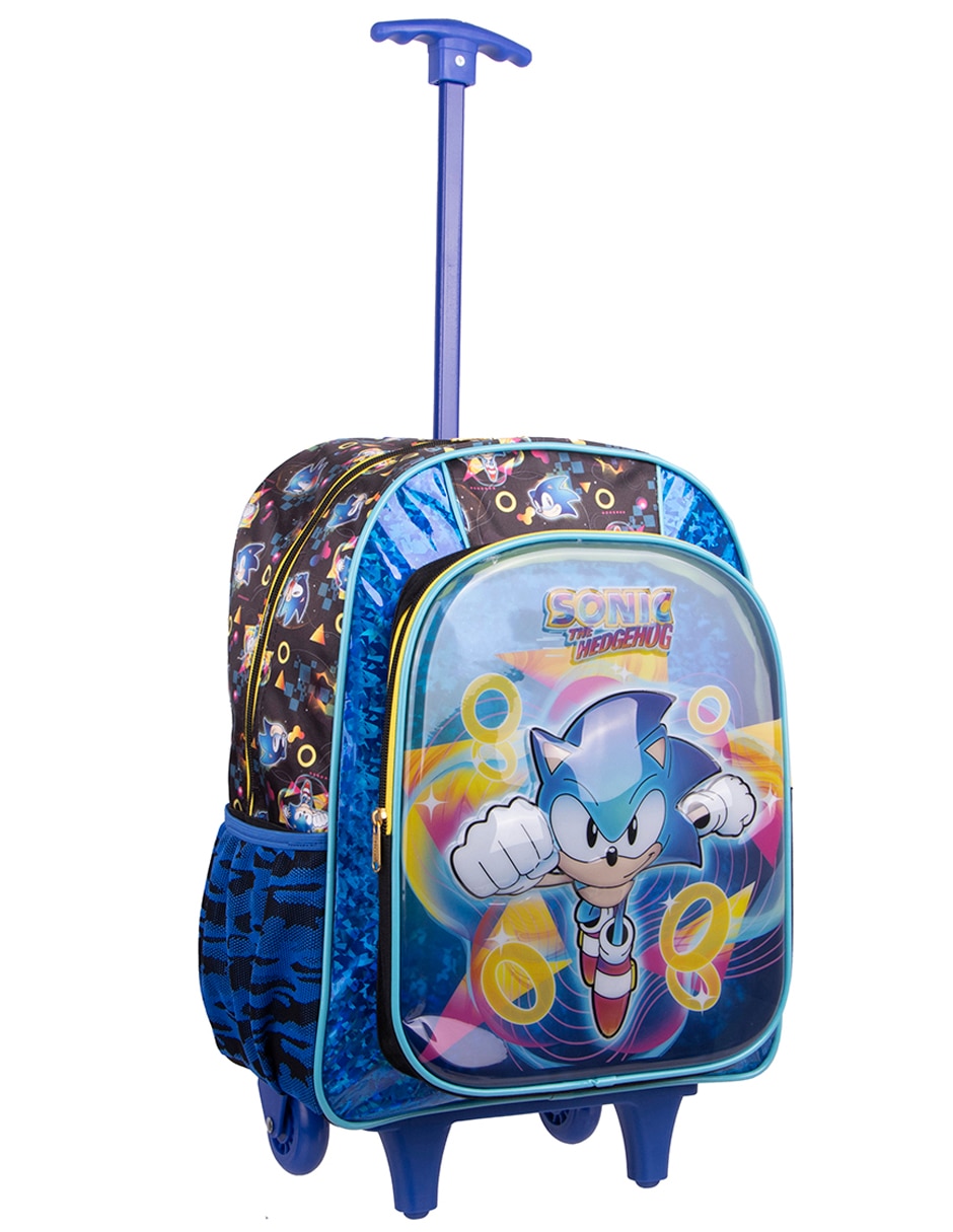 Mochila escolar sonic esferas para niño 6