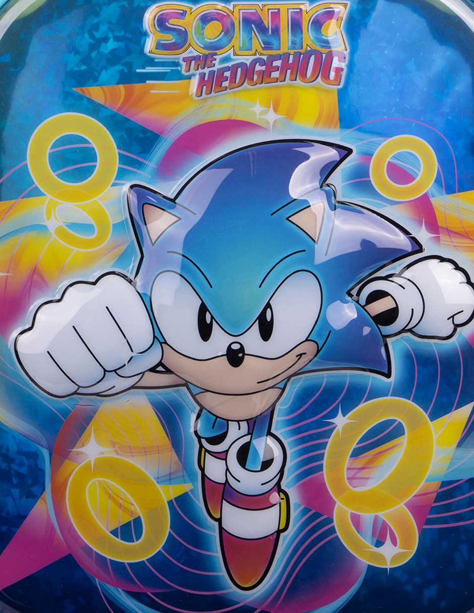 Mochila escolar sonic esferas para niño 2
