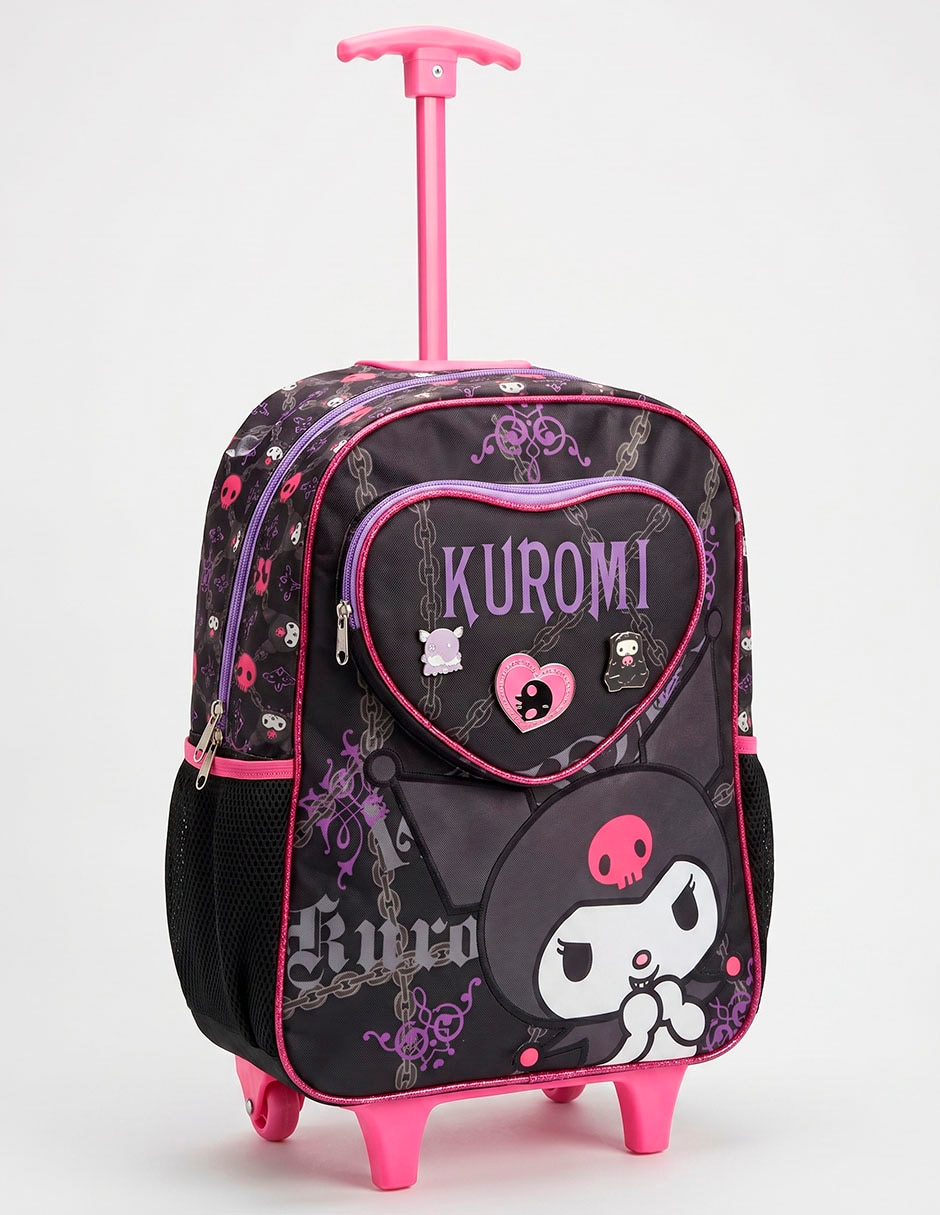 Mochila con Ruedas Escolar Kuromi Kuromi Dark No para niña 1