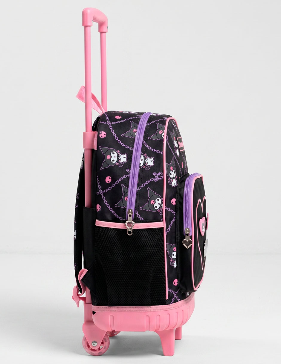 Mochila con Ruedas Escolar Kuromi Kuromi Dark No para niña