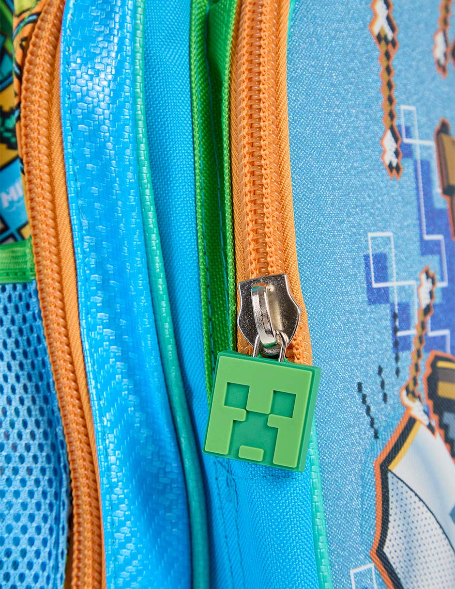 Mochila con ruedas escolar minecraft para niño Mochila con ruedas escolar minecraft para niño