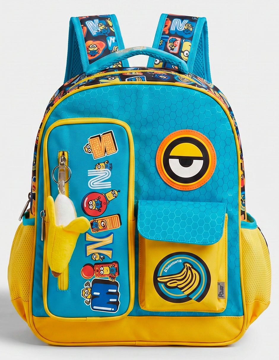 Mochila escolar mi villano favorito minions ojo no "para" niño 1