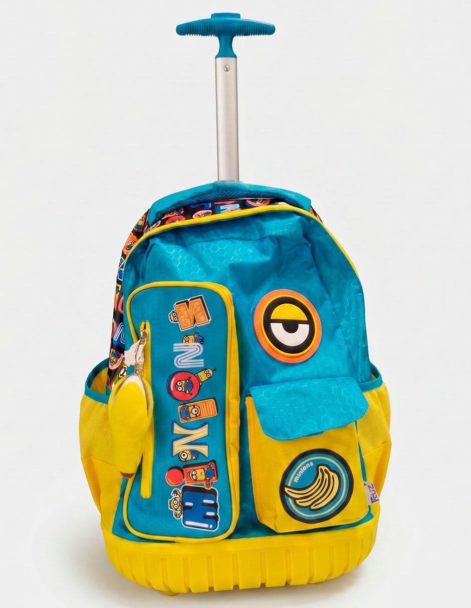 Mochila con ruedas escolar mi villano favorito minions ojo no "para" niño 1