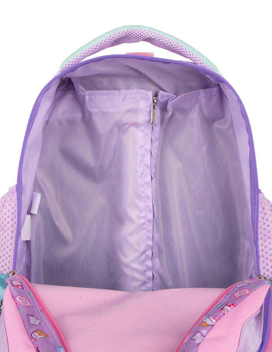 Mochila con ruedas escolar Hello Kitty Glasses para niña 4