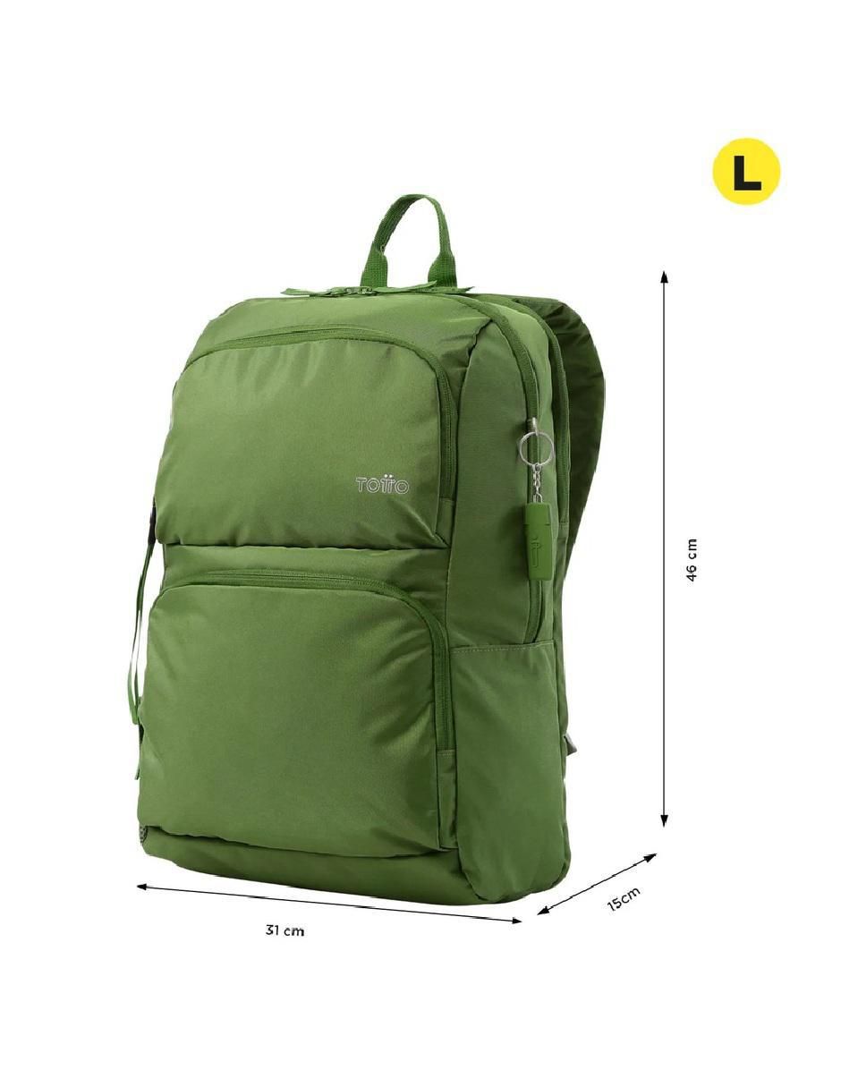 Mochila con portalaptop Totto para hombre