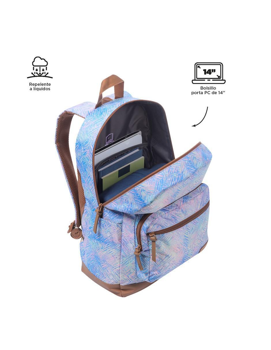 Mochila con portalaptop Totto Tocax para mujer