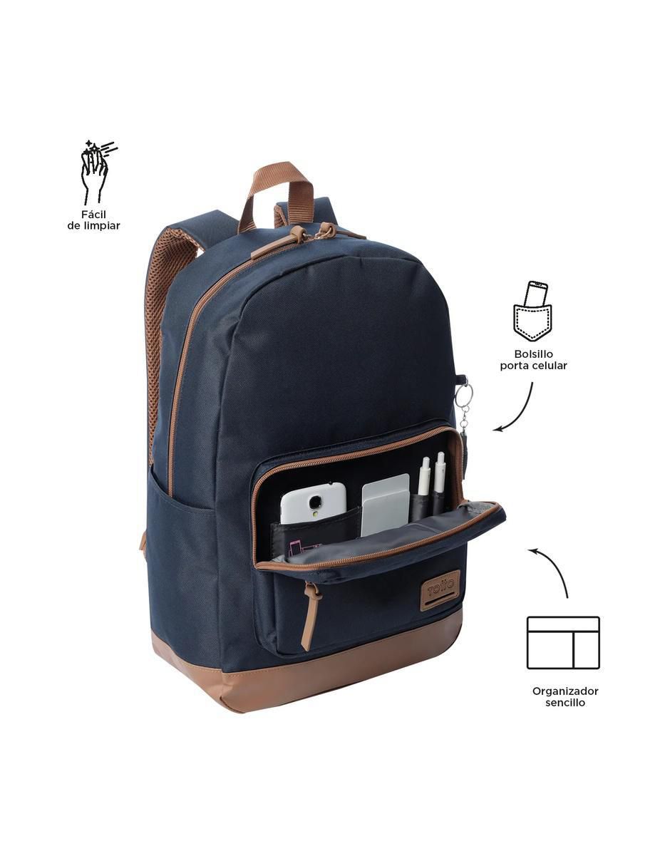 Mochila con portalaptop Totto Tocax para hombre