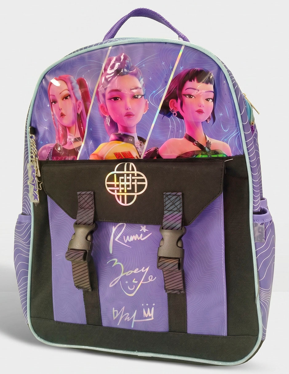 Mochila escolar huntrix k-pop demon hunters no "para" niña 1