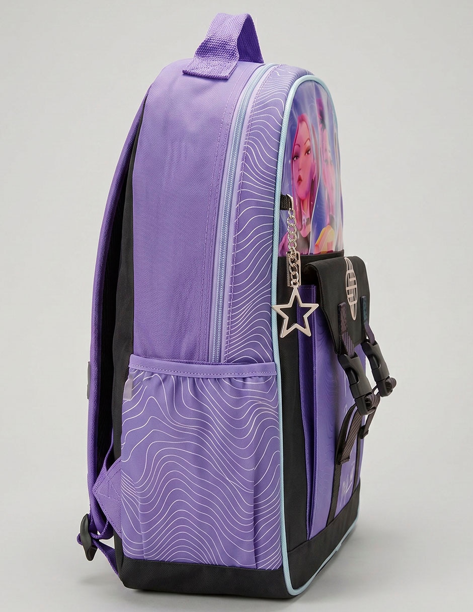 Mochila escolar huntrix k-pop demon hunters no "para" niña 3
