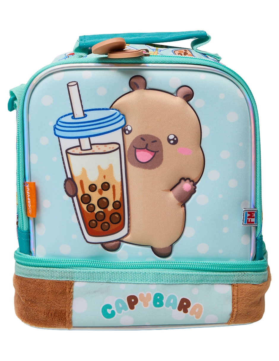 Lonchera Térmica Capy Bobba Tea Capibara 1