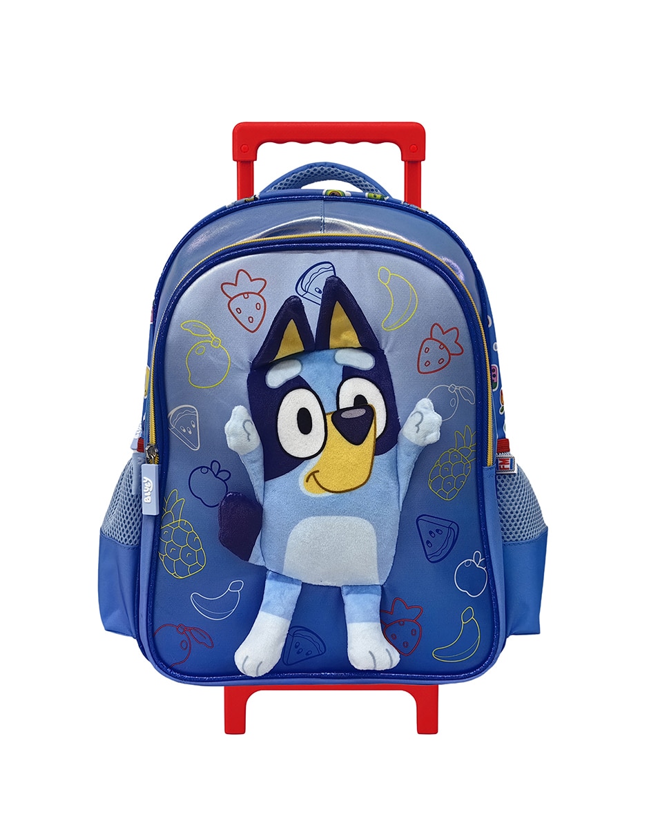 Mochila con ruedas escolar Bluey Let's Have Fun