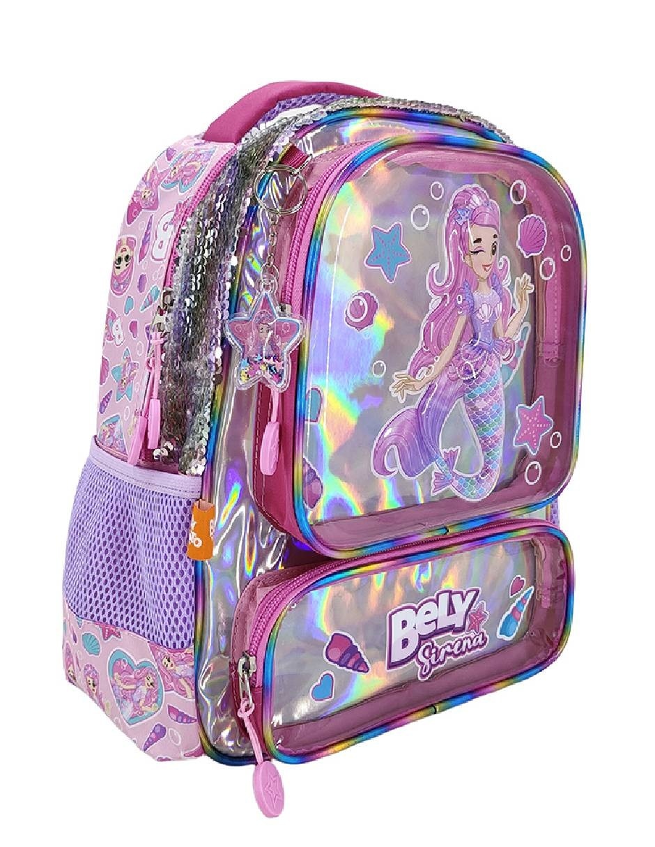 Mochila escolar Bely y Beto Sirena Bely unisex Mochila escolar Bely y Beto Sirena Bely unisex