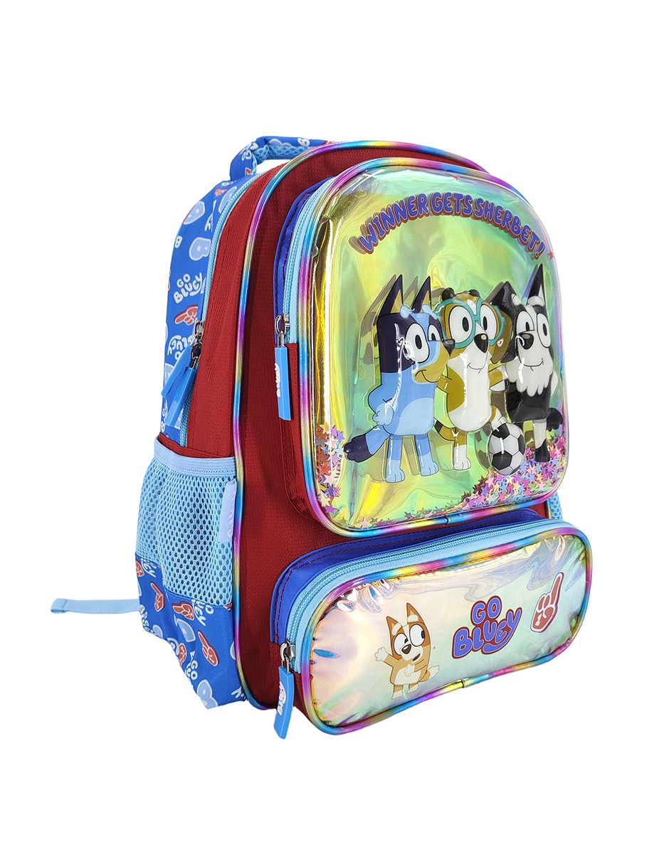 Mochila escolar Bluey go Bluey unisex