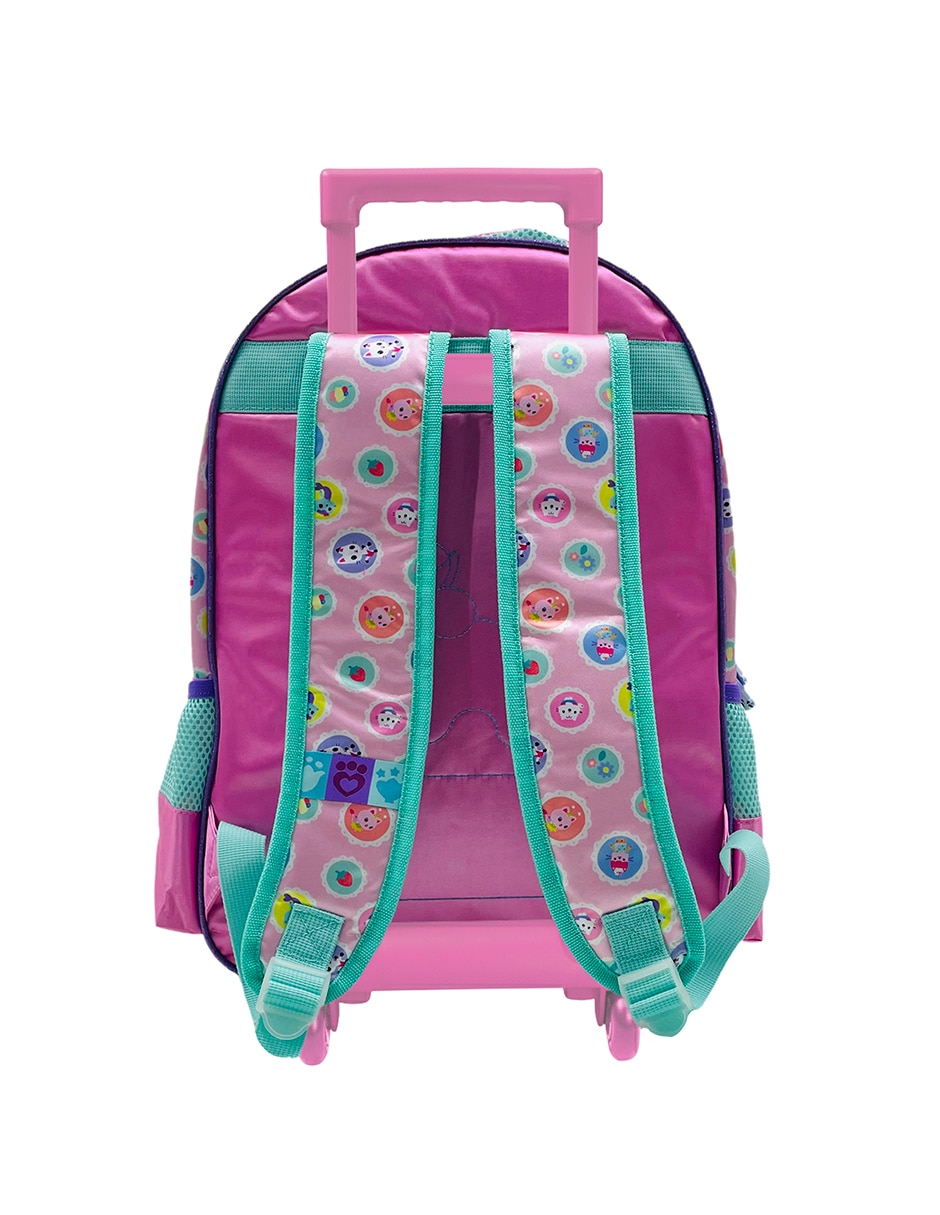 Mochila con ruedas escolar Gabby's Dollhouse Patches 2