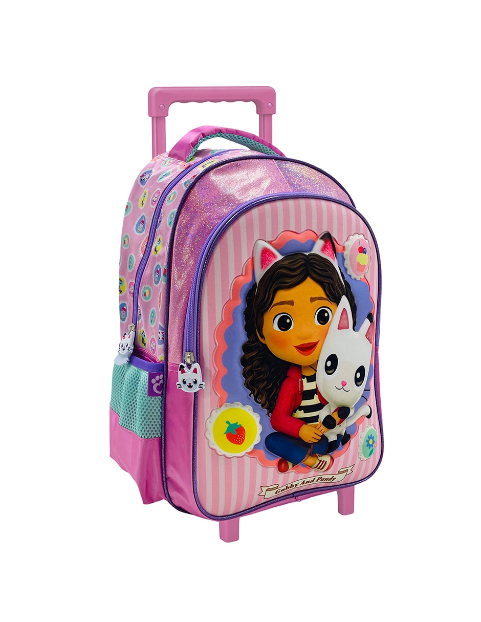 Mochila con ruedas escolar Gabby's Dollhouse Patches 4