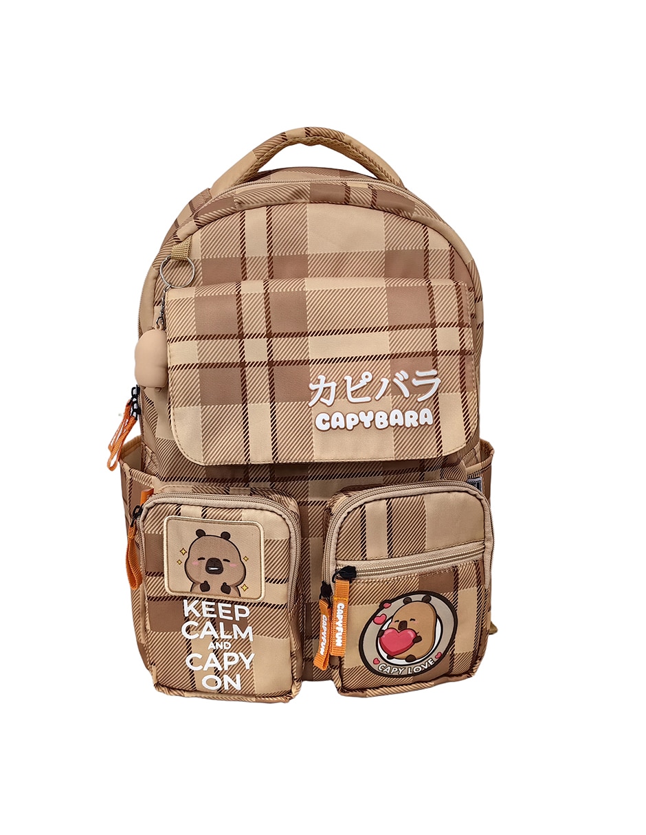 Mochila escolar Tartan Capy