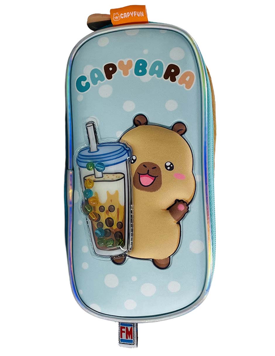 Lapicera Fotorama Capy Bobba Tea Capibara unisex