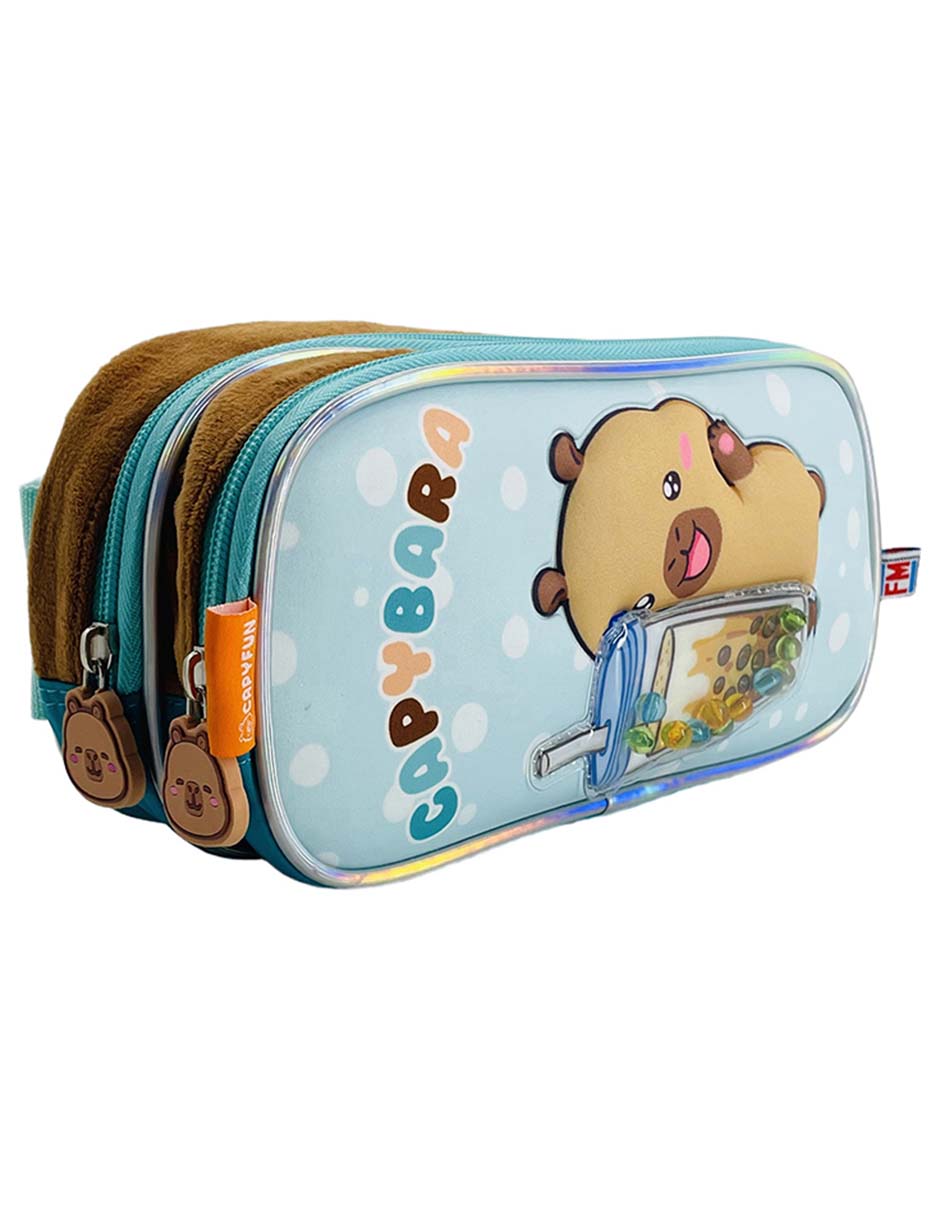 Lapicera Fotorama Capy Bobba Tea Capibara unisex