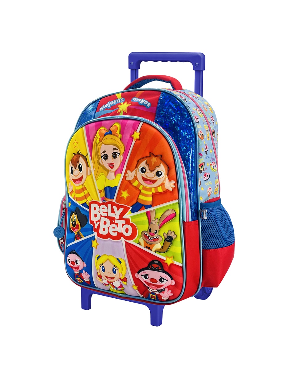 Mochila con ruedas escolar bely y beto Fotorama mejores amigos unisex